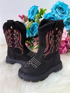 Bota Texana Nilqi Country Preto