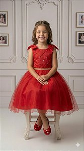 Vestido Marie Mariely Vermelho
