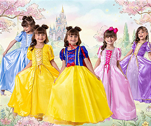 Fantasia Princesa Belli Princesas + Saiote