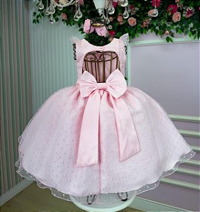 Vestido Mini Miss Ana Julia Rosa