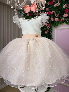 Vestido Mini Miss Betani Pessego