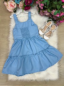 Vestido Blogueirinha Lola Azul Bebe