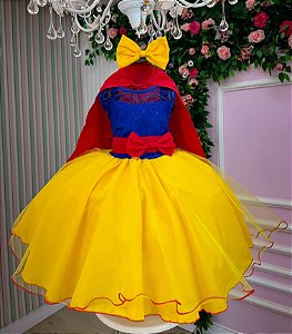 Fantasia Princesa Belli Branca de Neve Modelo 2