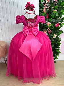 Vestido Enjoy Longo Gabriela Pink