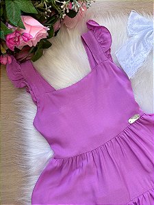Vestido Banana Club Mariana Modinha Lilas
