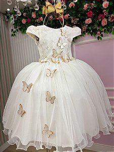 Vestido Juvenil - Midi Vila Lele Sabrina Off