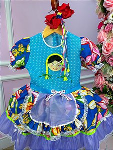 Vestido Junino Boneca Kelly
