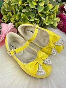 Sapatilha Flor Di MIla Carol Amarelo