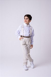 Conjunto Miss Cherry Meninos Social Linho Vitor