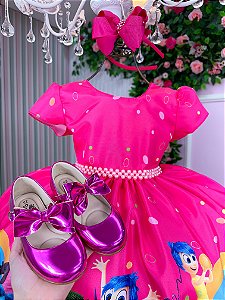 Vestido Tematicos Ysa Kids Divertidamente Pink
