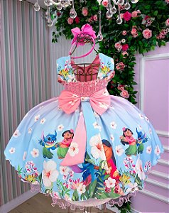 Vestido Tematicos Ysa Kids Lilo Stitch