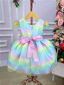 Vestido Miss Sweet Colorido - Arco Iris Candy