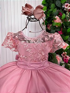 Vestido Giovanella/Giovanela Mariza Longo Rose