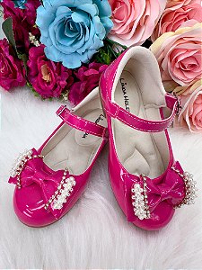 Sapatilha Flor di Mila Pink Perolas Neide
