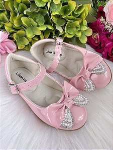 Sapatilha Flor Di MIla Carol Rosa Bebe