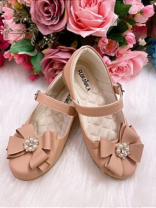 Sapatilha Flor Di Mila Nude Fosca - Rose