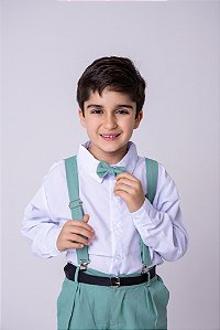 Conjunto Miss Cherry Vitor Suspensorio Verde