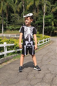 Fantasia Halloween Menino Esqueleto