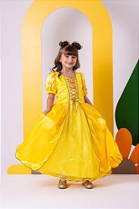 Fantasia Princesa Belli A Bela e a Fera Longa Modelo 2