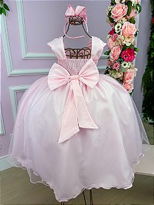 Vestido Giovanella/Giovanela Longo Valentina Rosa Bebe
