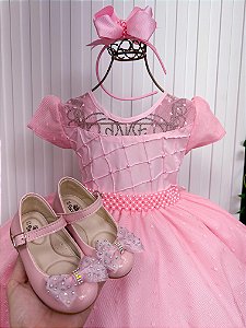Vestido Giovanella/Giovanela Sonia Longo Rosa Bebe