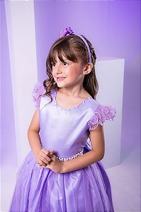 Vestido Marie Longo Amanda Lilas