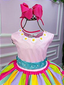 Vestido Tematicos Luxo Trolls