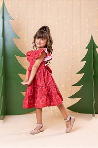 Vestido Banana Club Natal Patty Vermelho