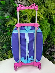 Mochila Rodinhas Stitch + Estojo de Brinde