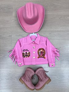 Jaqueta Blogueirinha Boiadeira Rosa