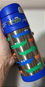 Garrafa Térmica Thermos  -  355 Ml - Mantém bebidas frias por até 12 horas