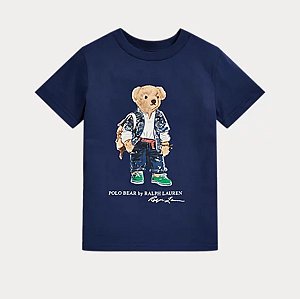 CAMISETA POLO RALPH LAUREN - URSO BEAR - LANÇAMENTO - TAM 7 ANOS