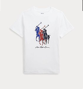 CAMISETA POLO RALPH LAUREN - PONEY -  COLEÇÃO NOVA - TAM 6 ANOS