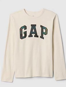Camiseta GAP - Coleção Nova - manga longa - TAM 10 anos