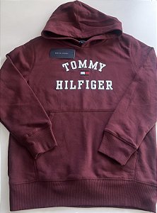 Moletom Tommy Hilfiger Original - Coleção Nova - flanelado - Tam M - 10 a 12 anos