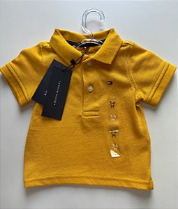 CAMISA POLO TOMMY HILFIGER  - ORIGINAL/ PROMOÇÃO - TAM 03 A 06 MESES