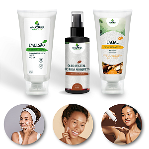 Kit Skincare - Cuidados Diários - Hidratação E Proteção