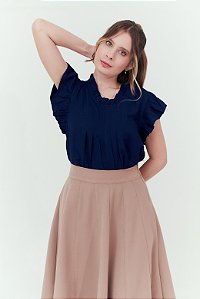 Blusa Camille - Azul Marinho