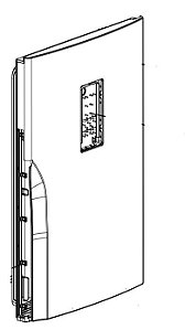 Porta Refrigerador NR-BB53PV3 Aço Escovado
