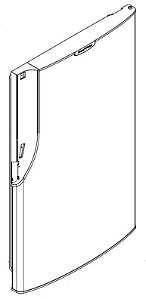 Porta Refrigerador NR-BT42 Aço Escovado
