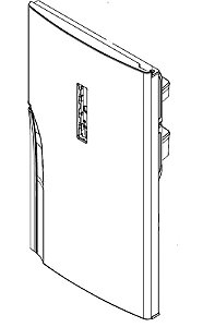Porta Refrigerador NR-BB41 Titânio
