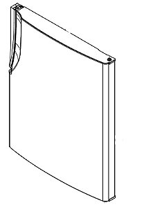 Porta Freezer NR-BB41 Titânio