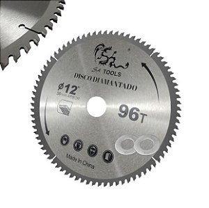DISCO PARA SERRA 96T DENTE PONTA TUNGSTENIO (CAIXA COM 10 UN.)