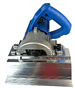 SERRA MARMORE ELETRICA 220V AZUL COM BASE DE APOIO NAKKAN (CAIXA C/ 6 UN)