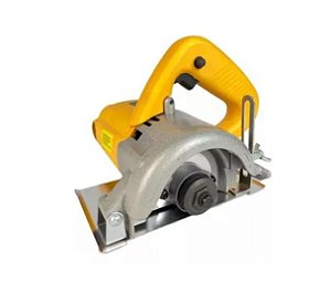 SERRA MARMORE ELETRICA 220V AMARELO COM BASE DE APOIO NAKKAN (CAIXA C/ 6 UN)