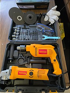 KIT 2x1 - LIXADEIRA E ESMERILHADEIRA,220V (CAIXA COM 5 UN)