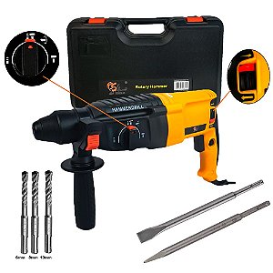 MARTELETE ROMPEDOR ELETRICO AMARELO 230V SA8226( CAIXA C/5)