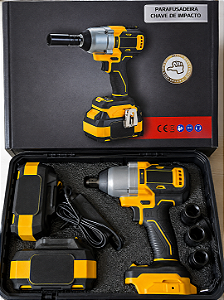CHAVE DE IMPACTO 1003 DE 1/2 GRANDE A BATERIA CX COM 5PCS