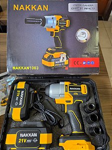 CHAVE DE IMPACTO NKK1003  DE 1/2 GRANDE A BATERIA CX COM 5PCS