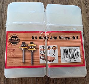 FRESA 2X1 MACHO E FEMEA CX COM 20 PCS